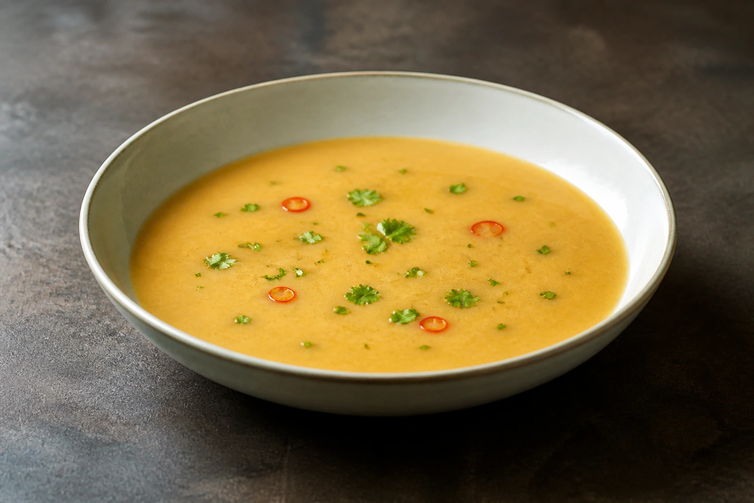 Gänsesuppe mit Koriander