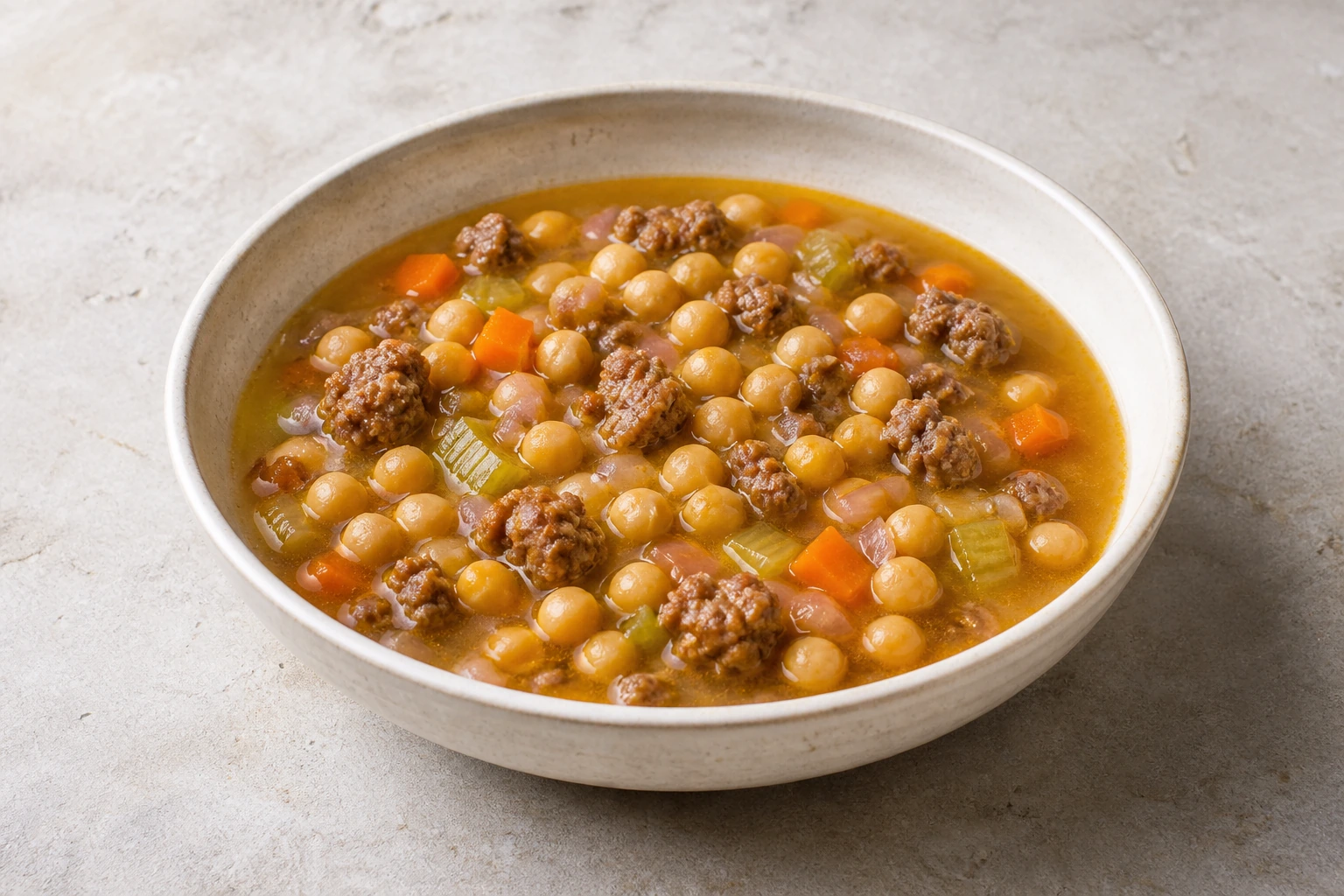 Kichererbsensuppe mit Salsiccia