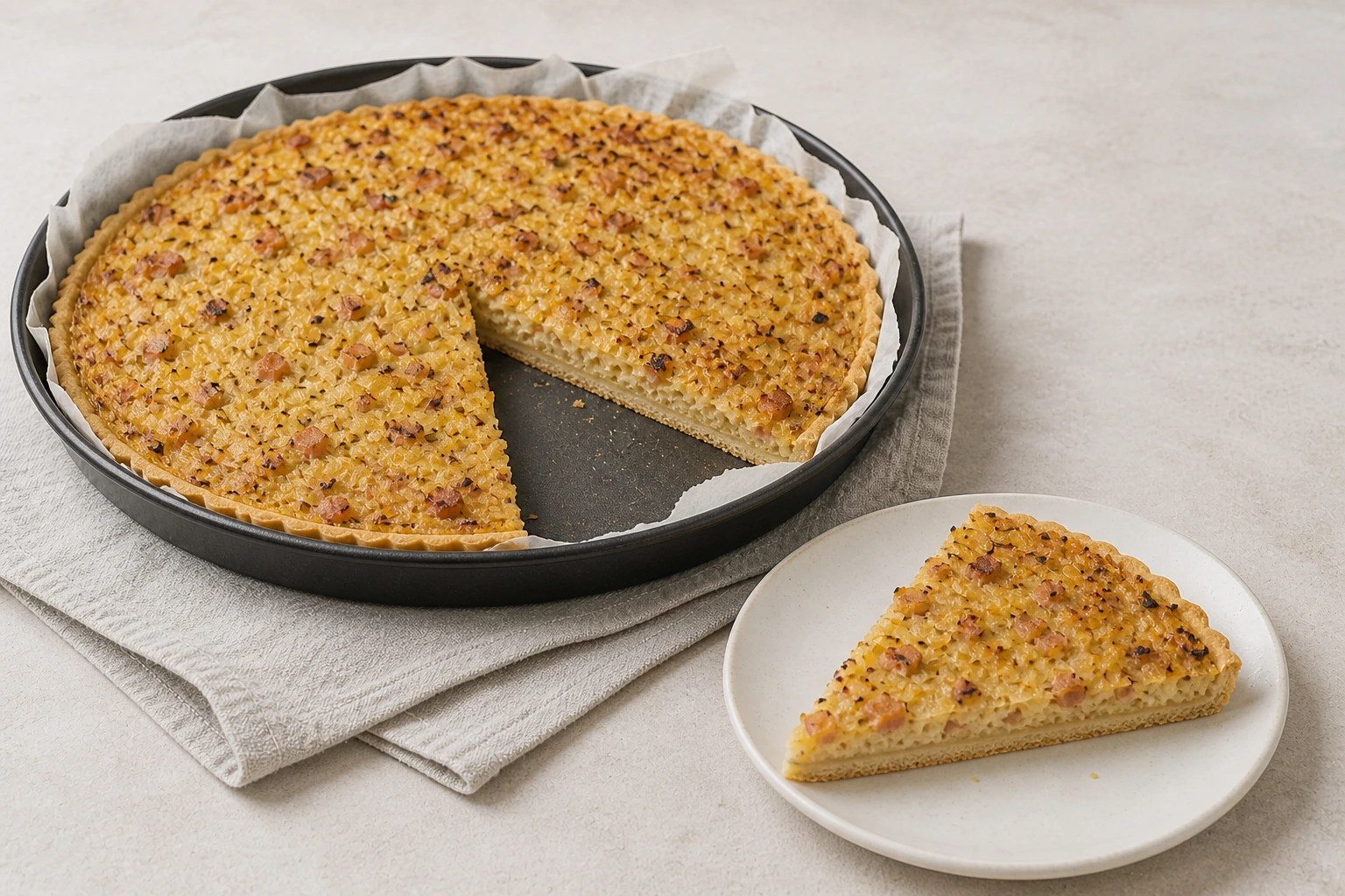 Klassischer Zwiebelkuchen