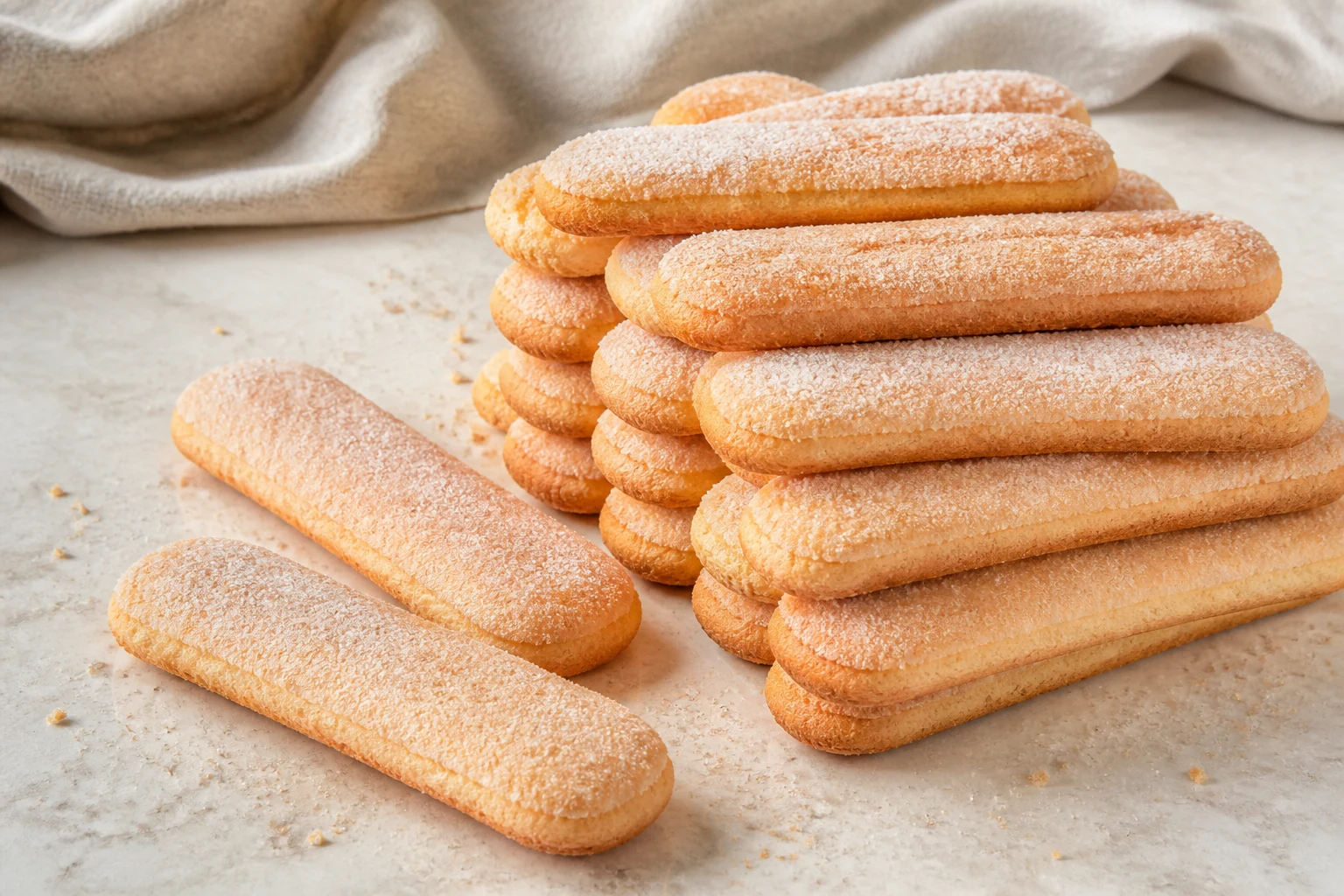 Löffelbiskuit selbstgebacken