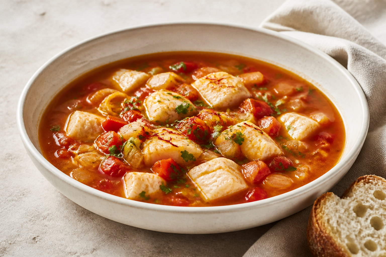 Mediterrane Fischsuppe
