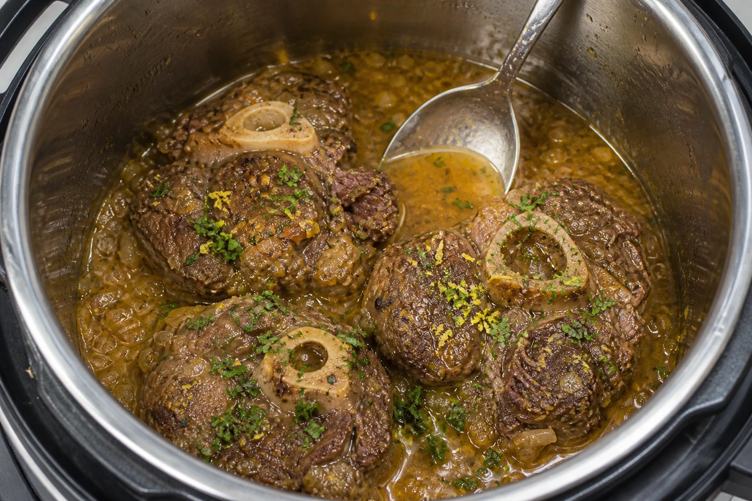 Ossobucco alla Milanese – Druckgar-Variante