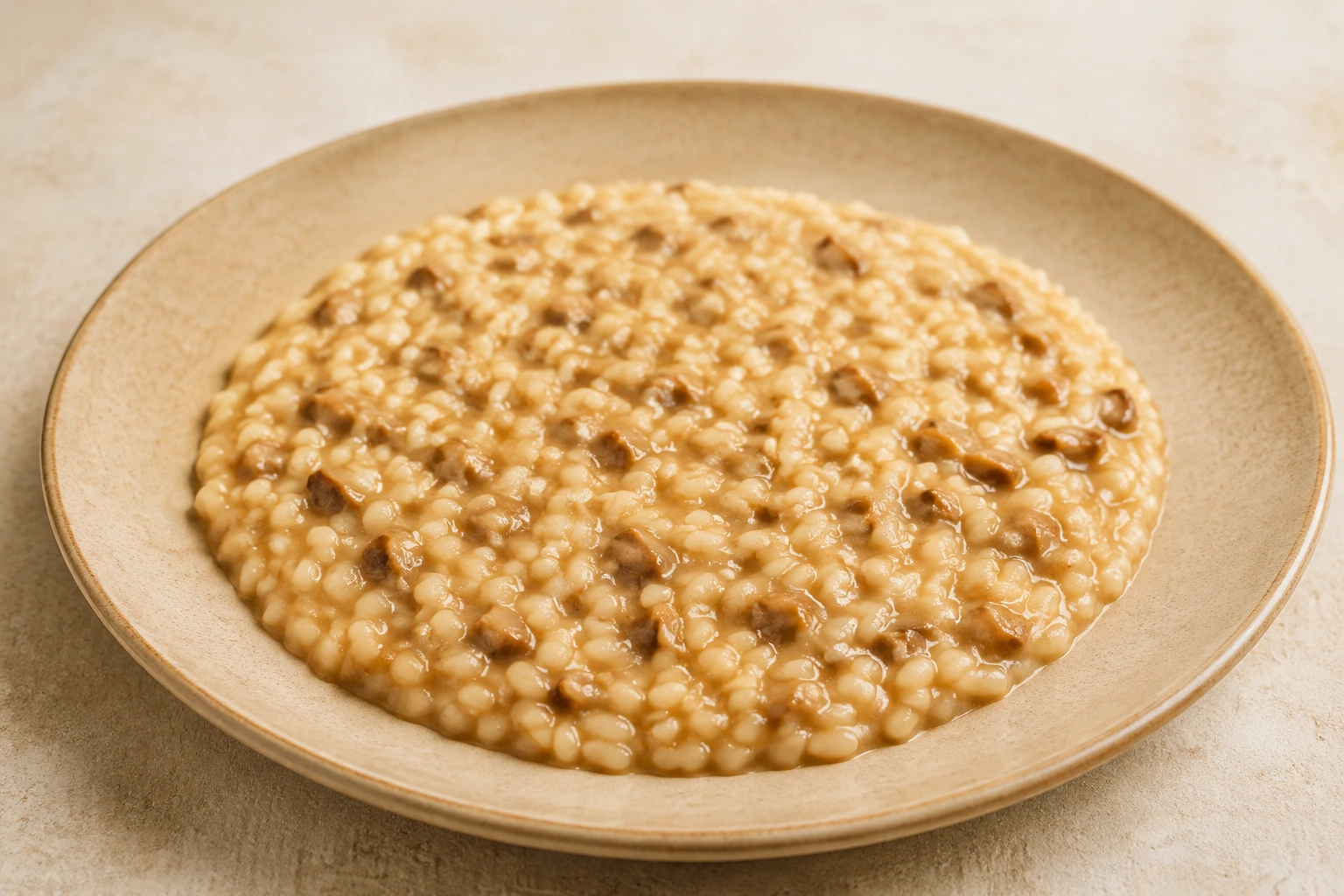 Soffritto-Risotto mit Burrata