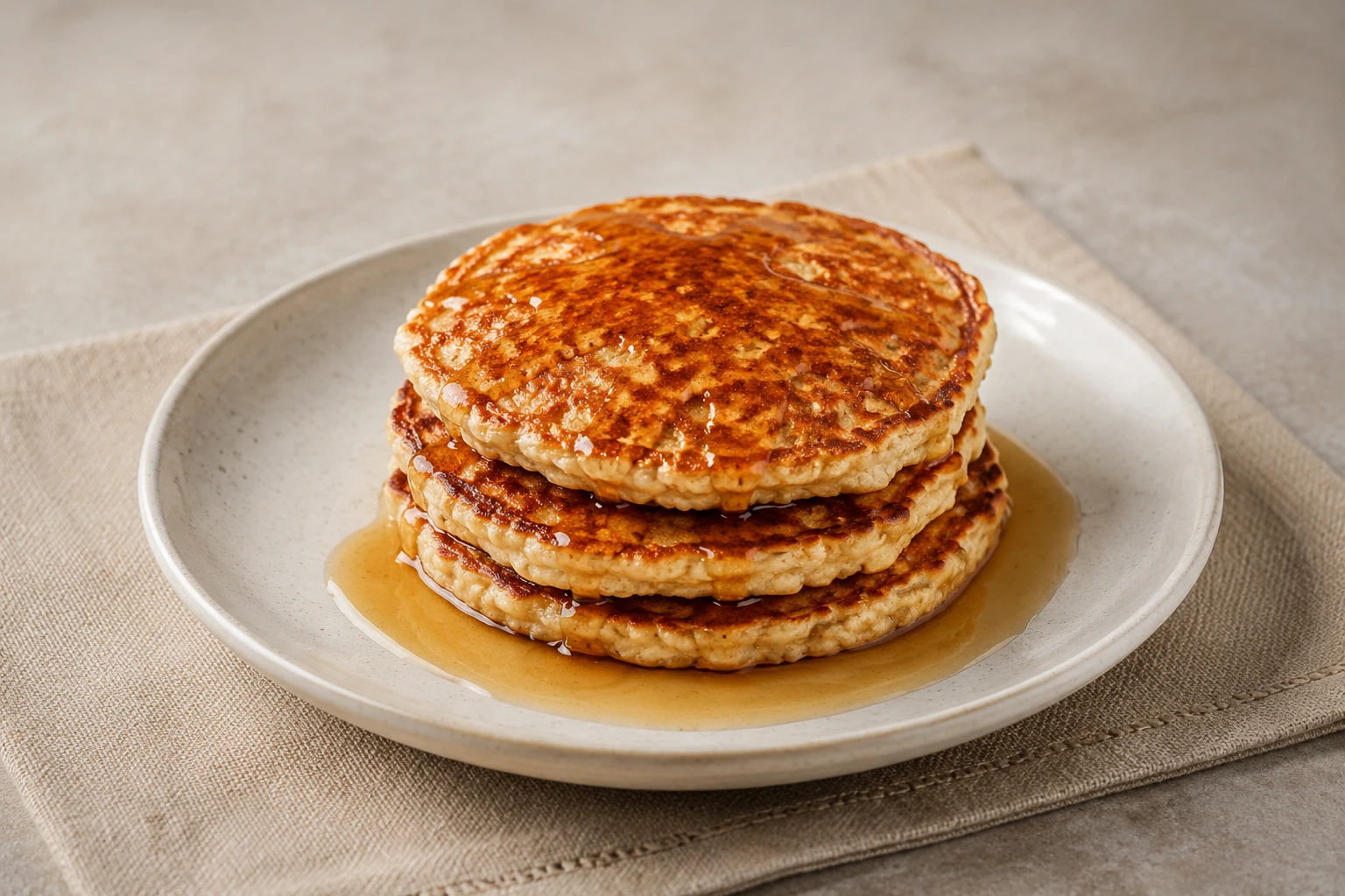 Haferflocken-Buttermilch-Pancakes
