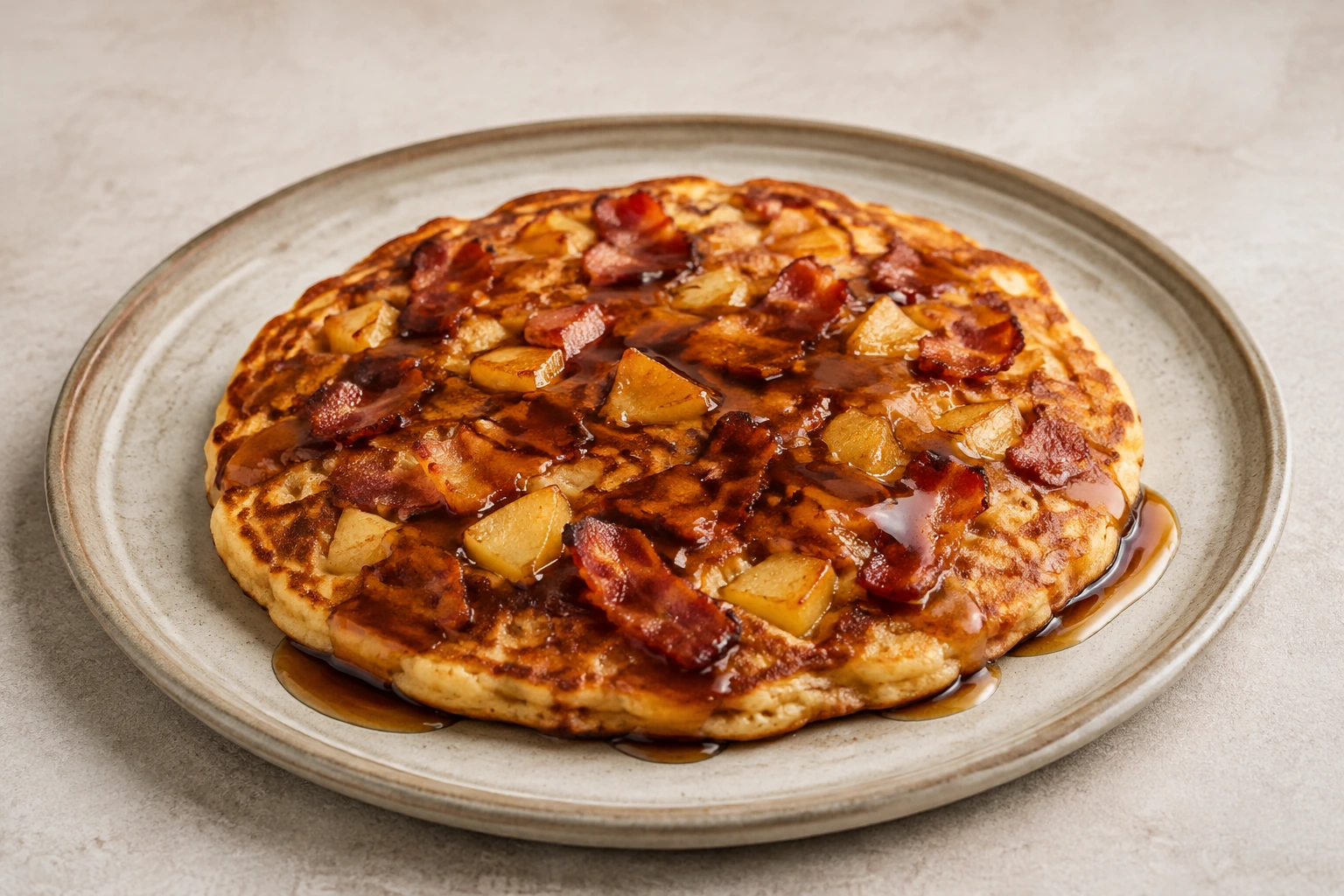 Apfel-Speck-Pfannkuchen