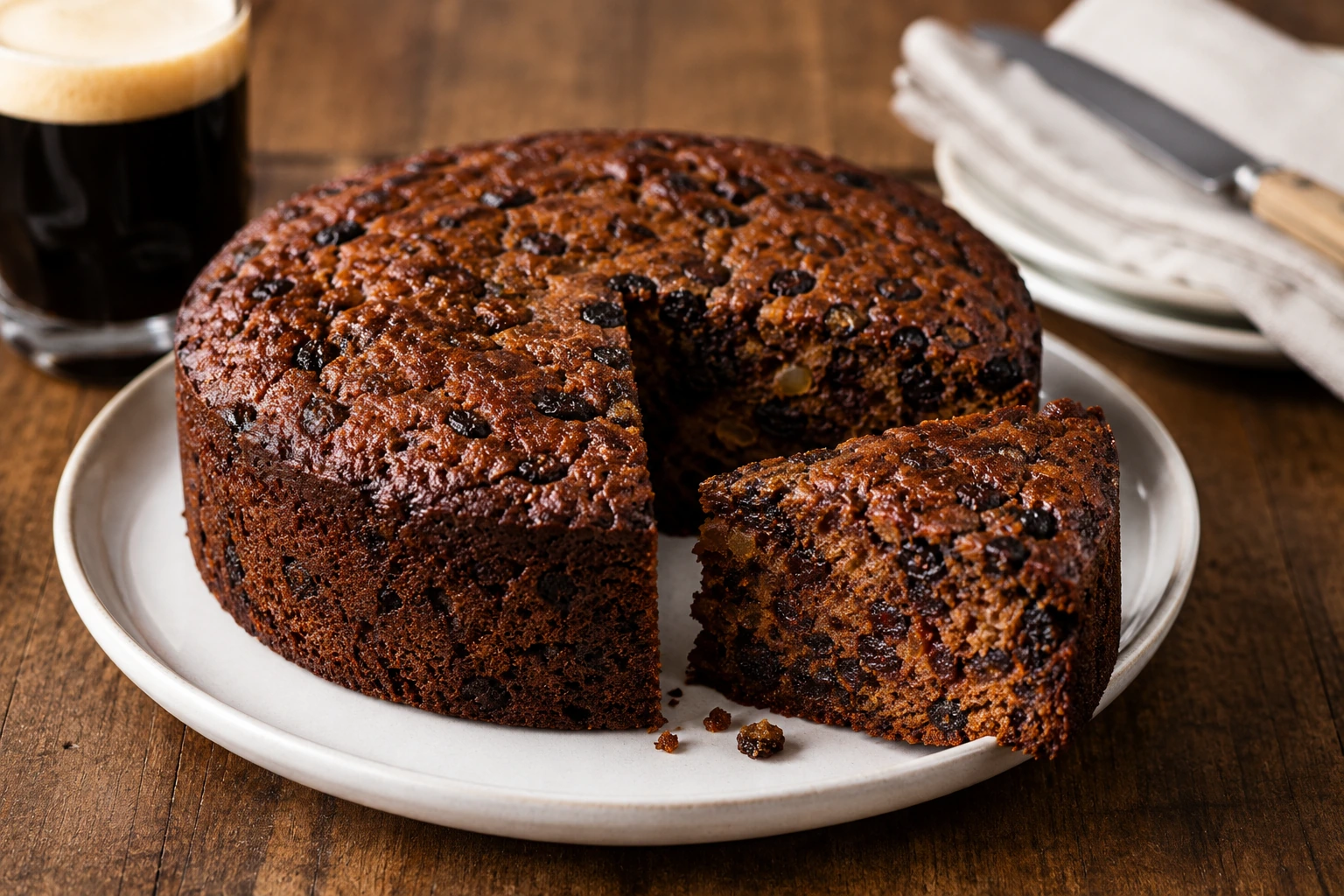 Porter Cake – irischer Früchtekuchen mit Rosinen und Sultaninen