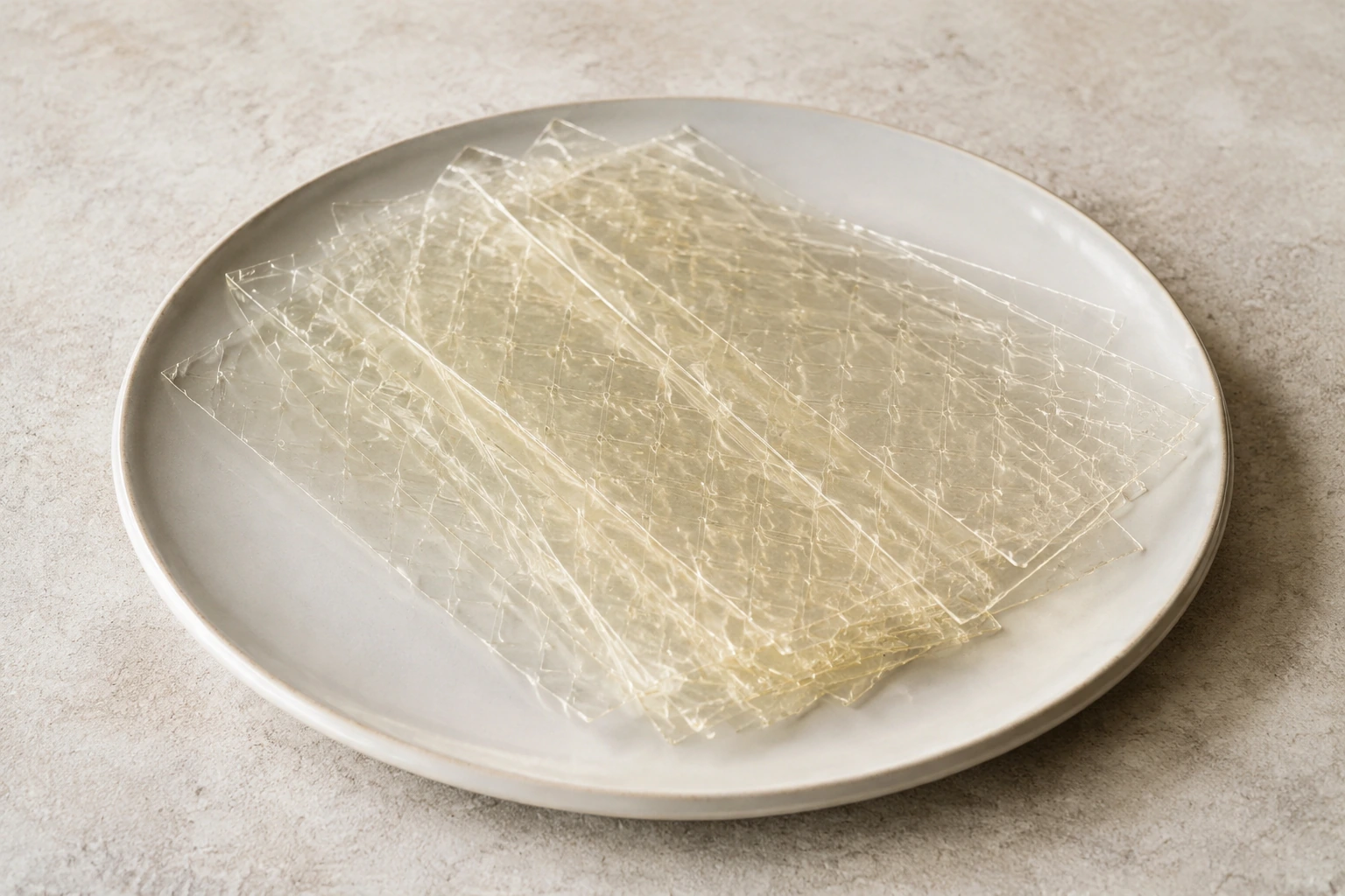 Gelatineblätter, weiß