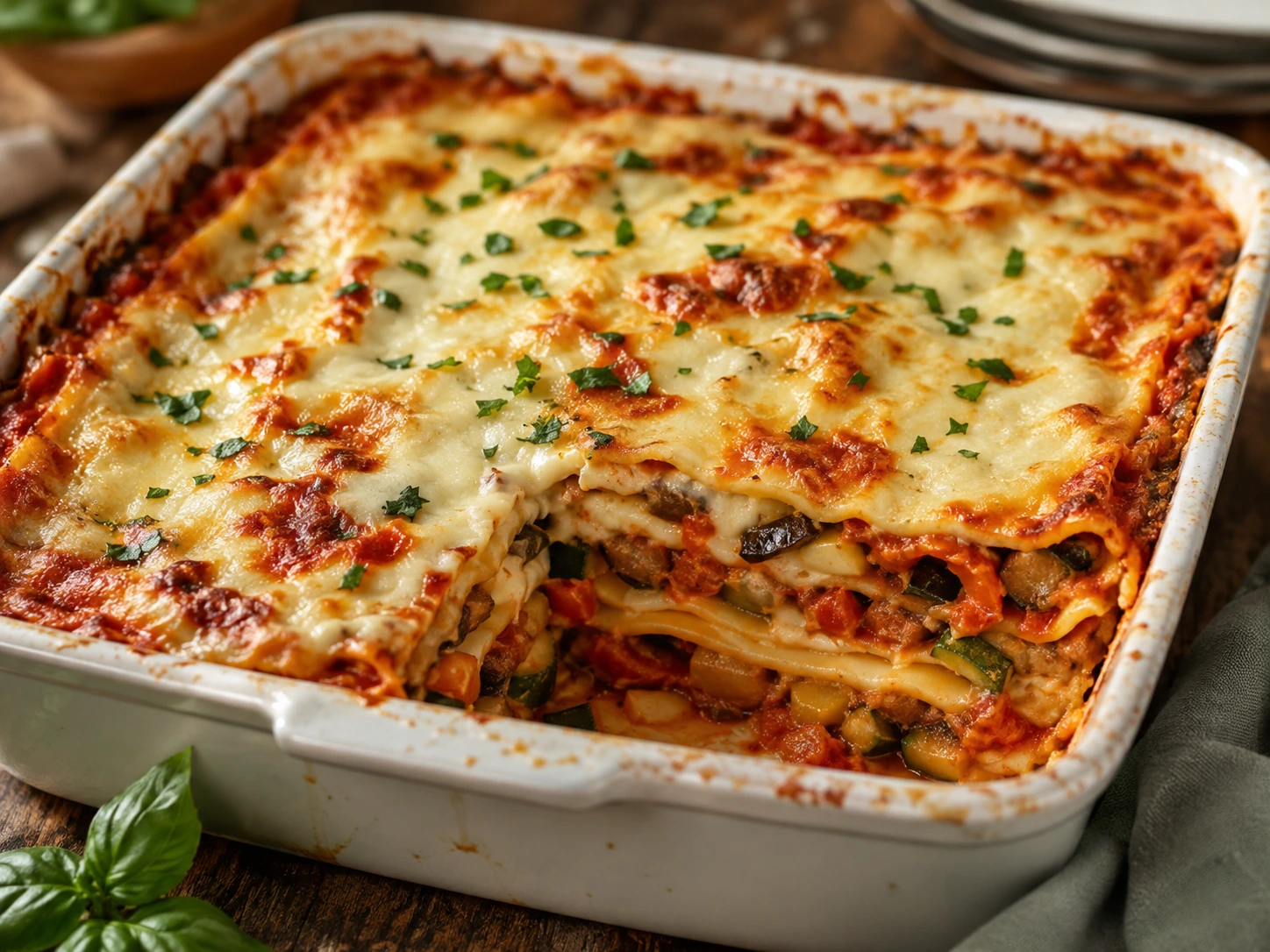 Gemüse-Lasagne mit Béchamel